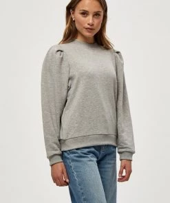 Minus Femme MIKA Sweatshirt Light Grey Melange