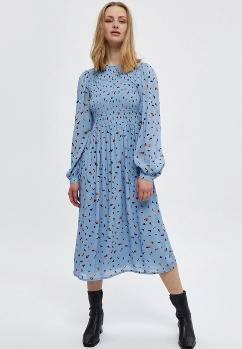 Minus Femme LIVINA Robe De Jour Forever Blue Shape Print 4 Minus Femme LIVINA Robe De Jour Forever Blue Shape Print – Image 2