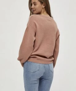 Minus Femme LUPI Pullover Powder Rose -SOLDES D'ÉTÉ - Minus Fashion 22bfb6c2b22740e98d3c2f093f739eaa