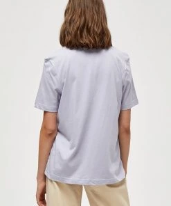 Minus CATHY T Shirt Basique Cosmic Lavender Femme -SOLDES D'ÉTÉ - Minus Fashion 23787883ed5f47c387491146a4578eb0