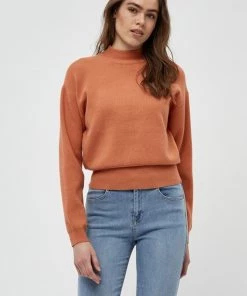 Minus JOSE TURTLENECK Pullover Sunbaked Femme