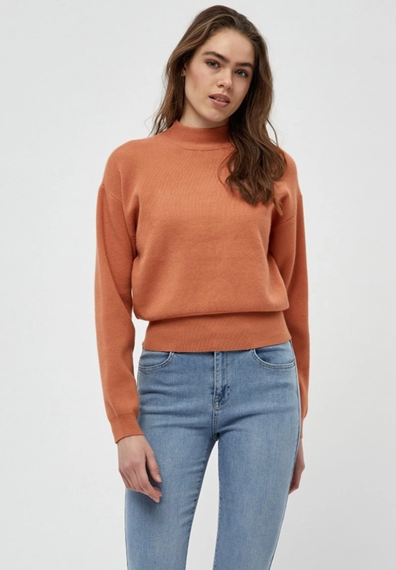 Minus JOSE TURTLENECK Pullover Sunbaked Femme 3 Minus JOSE TURTLENECK Pullover Sunbaked Femme