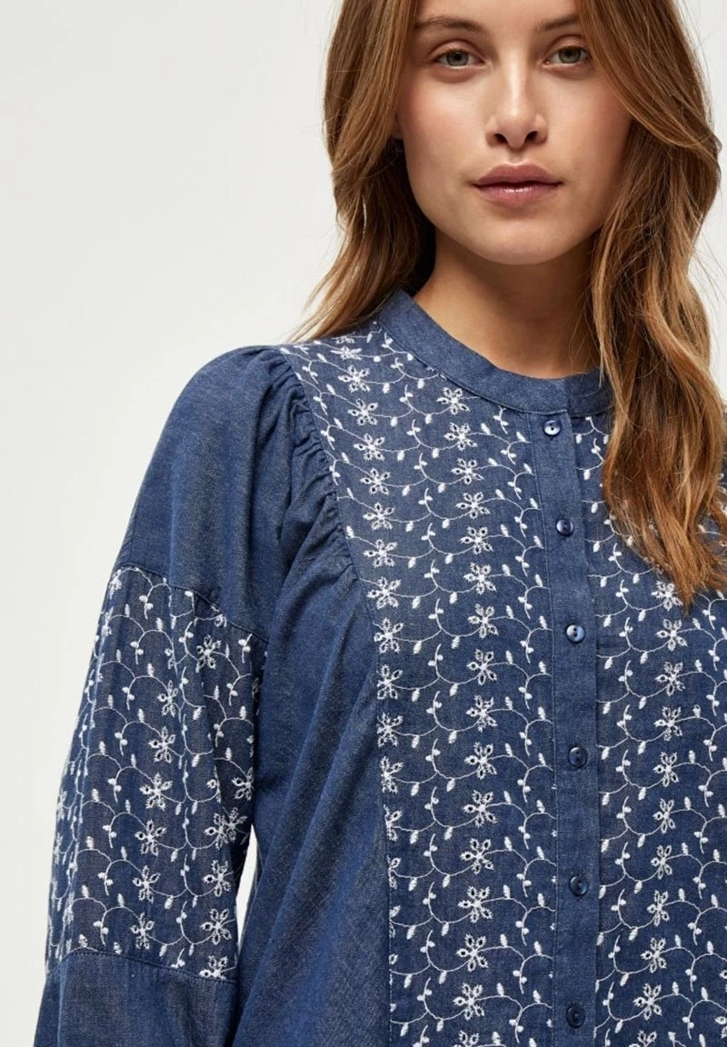 Minus Femme Chemisier Denim 6 Minus Femme Chemisier Denim – Image 4