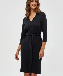Minus KIMIA Robe Fourreau Black Femme