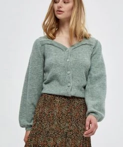 Minus Femme CENIA Gilet Green Bay Melange