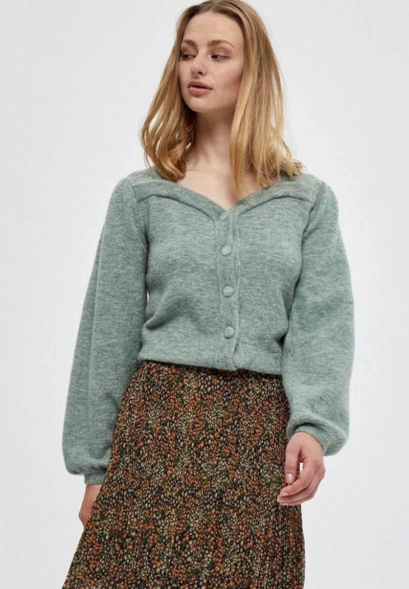 Minus Femme CENIA Gilet Green Bay Melange 3 Minus Femme CENIA Gilet Green Bay Melange