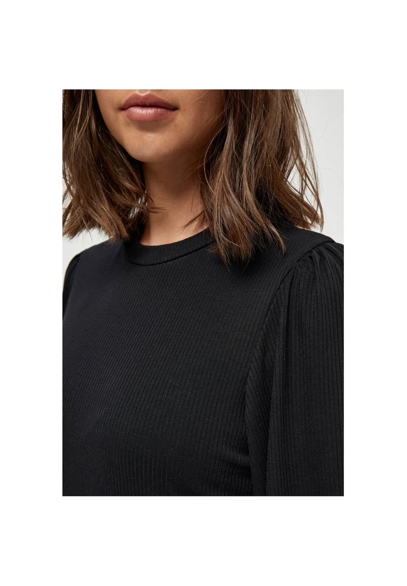 Minus JOHANNA 3/4 SLEEVE Pullover Black Femme 6 Minus JOHANNA 3/4 SLEEVE Pullover Black Femme – Image 4