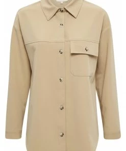 Minus NAGINA Chemisier Warm Sand Femme -SOLDES D'ÉTÉ - Minus Fashion 2679ddcdd1e745f199697d23076eb89f