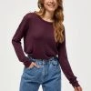 Minus Femme ELNE Pullover Purple Agat Lurex