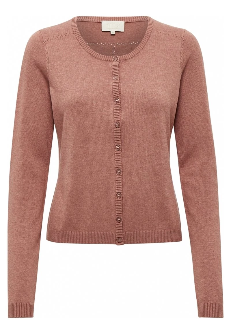 Minus Femme NEW LAURA Gilet Old Rose Melange 7 Minus Femme NEW LAURA Gilet Old Rose Melange – Image 5