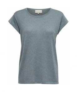 Minus Femme CARLINA T Shirt Basique Blue Zen Lurex 11 Minus Femme CARLINA T Shirt Basique Blue Zen Lurex -SOLDES D'ÉTÉ - Minus Fashion 275b0ad42ac44c41bbec1a643fea681b