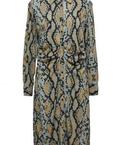 Minus ALYX Robe Chemise Misty Blue Snake Print Femme -SOLDES D'ÉTÉ - Minus Fashion 27c6b89a280f461a9d4c0a9558ad38c8