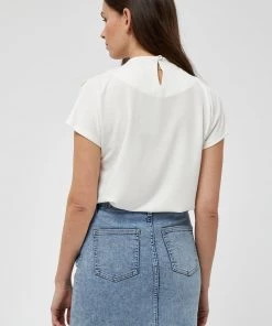 Minus EDONA Blouse Cloud Dancer Femme -SOLDES D'ÉTÉ - Minus Fashion 2915f454ca7140d7b973f6e403f918cd