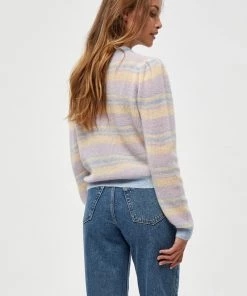 Minus Femme ANITA Pullover Blue -SOLDES D'ÉTÉ - Minus Fashion 296fc3b18ace42b09485ab5dabb761c4