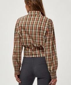 Minus VALINA Chemisier Sunbaked Checks Femme -SOLDES D'ÉTÉ - Minus Fashion 2a599d422fae4e8bbba305c26b971c4d