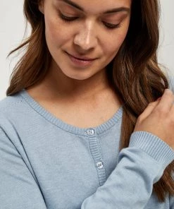 Minus NEW LAURA Gilet Dusty Blue Melange Femme 9 Minus NEW LAURA Gilet Dusty Blue Melange Femme -SOLDES D'ÉTÉ - Minus Fashion 2b42d494704043bf8db97bb5a2f651f9