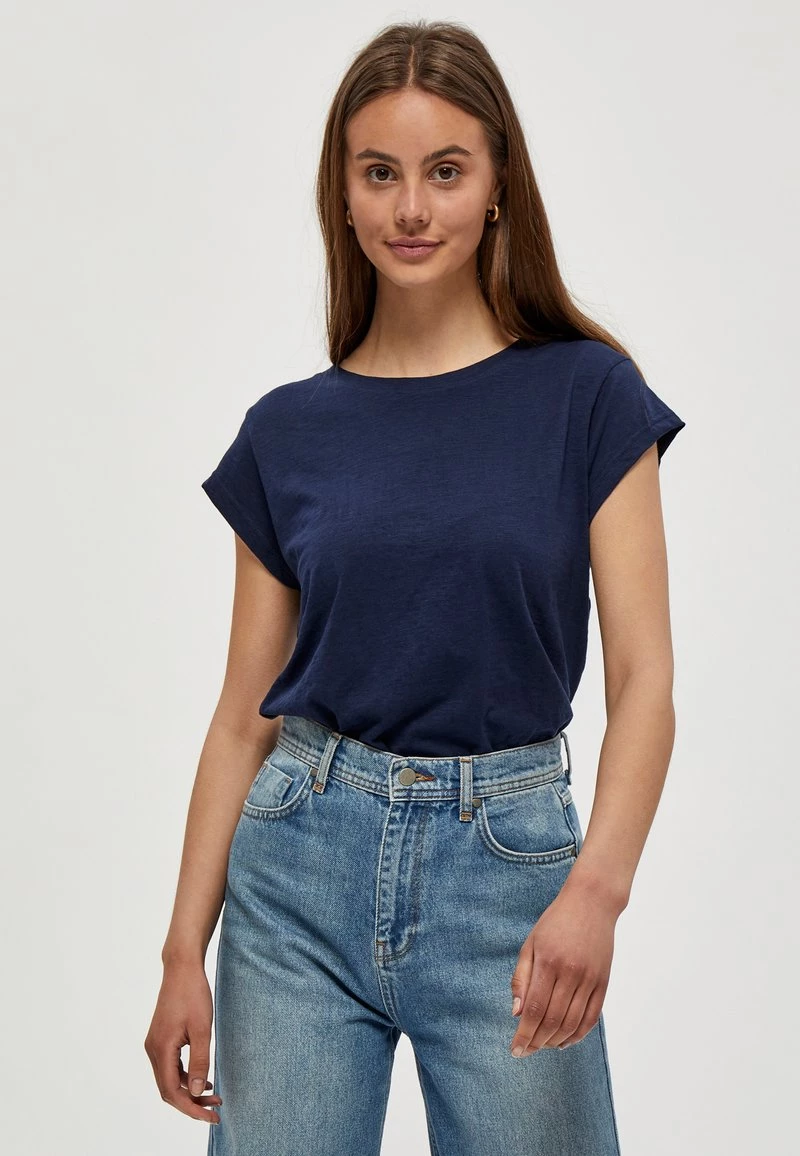 Minus LETI T Shirt Basique Black Iris Femme 3 Minus LETI T Shirt Basique Black Iris Femme