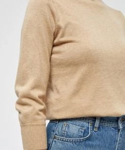 Minus Femme Pullover Warm Sand Melange -SOLDES D'ÉTÉ - Minus Fashion 2bbaae3739534215a1b95d0a02edb83a