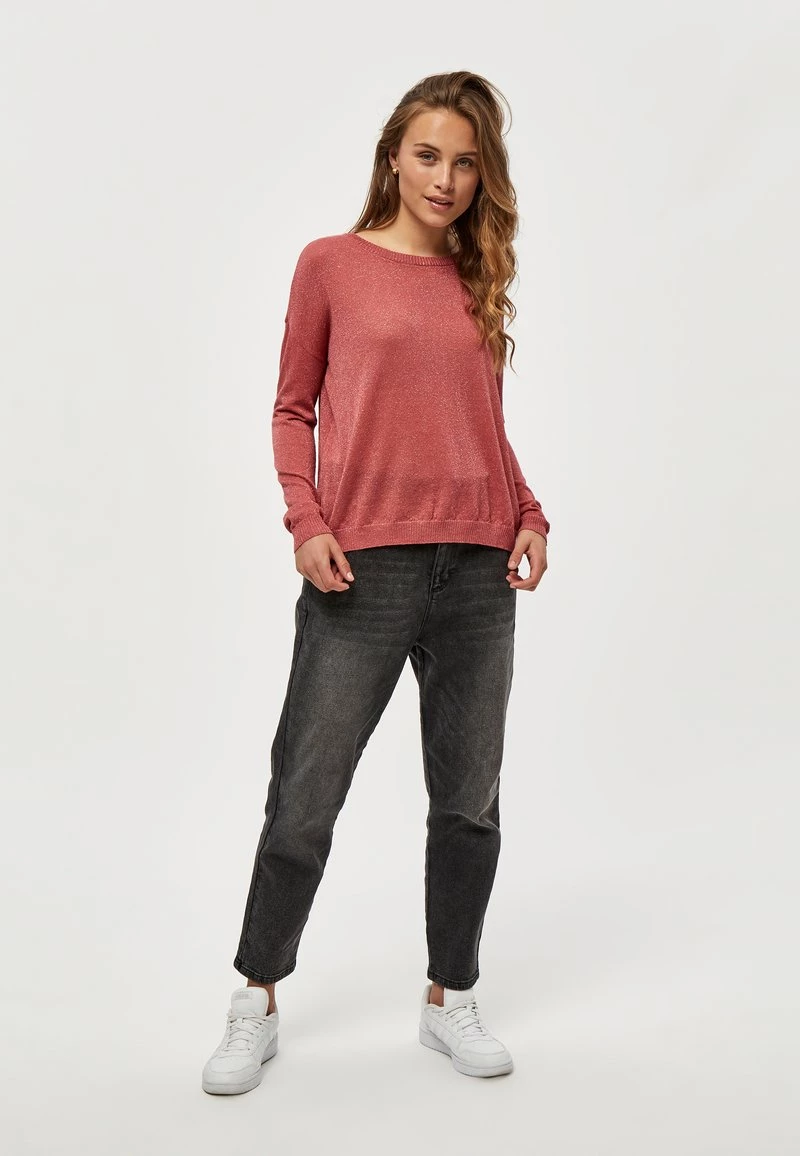 Minus ELNE Pullover Mineral Red Lurex Femme 4 Minus ELNE Pullover Mineral Red Lurex Femme – Image 2