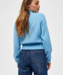 Minus JOSE TURTLENECK Pullover Pasific Blue Femme 8 Minus JOSE TURTLENECK Pullover Pasific Blue Femme -SOLDES D'ÉTÉ - Minus Fashion 2c84f8459fd64a40af7c713b26e440c5