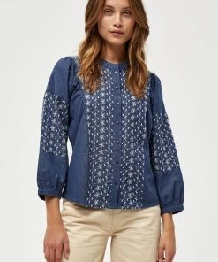 Minus Femme Chemisier Denim