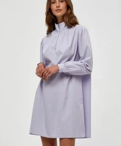 Minus MERIA Robe Chemise Cosmic Lavender Femme