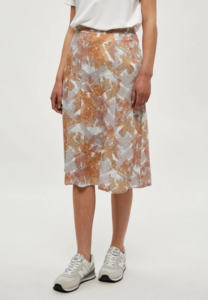 Minus SINA Jupe Trapèze Prairie Sand Checked Femme 3 Minus SINA Jupe Trapèze Prairie Sand Checked Femme