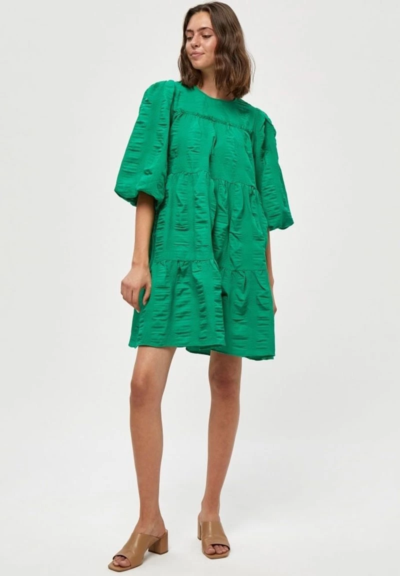 Minus LELIA Robe De Jour Ivy Green Femme 4 Minus LELIA Robe De Jour Ivy Green Femme – Image 2