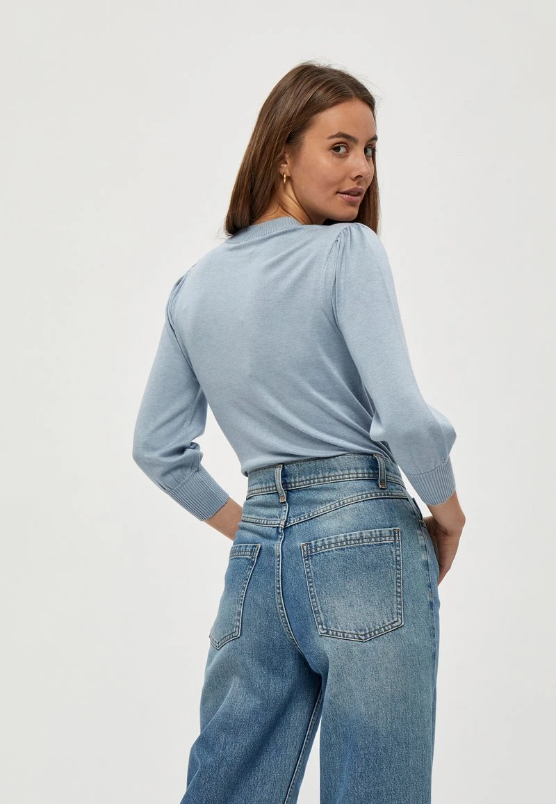 Minus Femme MERSIN Pullover Dusty Blue Melange 5 Minus Femme MERSIN Pullover Dusty Blue Melange – Image 3