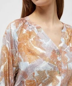 Minus Blouse Prairie Sand Checked Femme -SOLDES D'ÉTÉ - Minus Fashion 2f2a0d99e8464a2cb6d45219a4d66c95