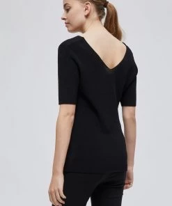 Minus BEX T Shirt Basique Black Femme -SOLDES D'ÉTÉ - Minus Fashion 30ca467deb434004b3e9355393223246