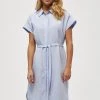 Minus Femme SAVI Robe Chemise Ibiza Blue -SOLDES D'ÉTÉ - Minus Fashion 3151ea2475624170b1f927eb414a8b7b