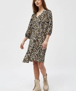 Minus Femme HENNIE Robe De Jour Corn Butter Flower Print