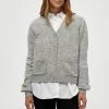 Minus Femme ANGIE Gilet Light Grey Melange