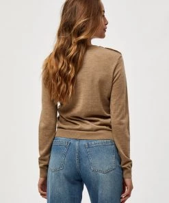 Minus GABI Pullover Almond Melange Femme -SOLDES D'ÉTÉ - Minus Fashion 333d02de5526490593bf529e9c3b67b4