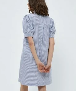 Minus NIVA Robe Chemise Navy Blue Stripes Femme 8 Minus NIVA Robe Chemise Navy Blue Stripes Femme -SOLDES D'ÉTÉ - Minus Fashion 3377740a87624cc7858e4364c7370069