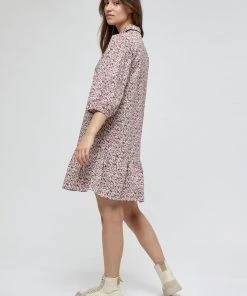 Minus Femme RASMINA Robe Chemise Pink Flower Print -SOLDES D'ÉTÉ - Minus Fashion 351ff934e02c46608ec564a90bf9f6ec