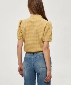 Minus Femme ZITA Chemisier Prairie Sand -SOLDES D'ÉTÉ - Minus Fashion 3546ddf6b8784032a28e47c425a26197