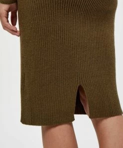 Minus Jupe Crayon Dark Olive Melange Femme 10 Minus Jupe Crayon Dark Olive Melange Femme -SOLDES D'ÉTÉ - Minus Fashion 35dca0ab4c7748328499563515110c3a