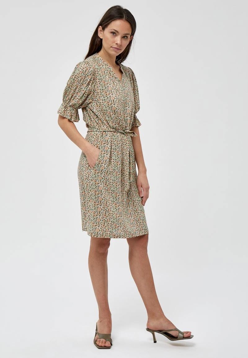 Minus Femme MINA Robe De Jour Matcha Flower Print 4 Minus Femme MINA Robe De Jour Matcha Flower Print – Image 2