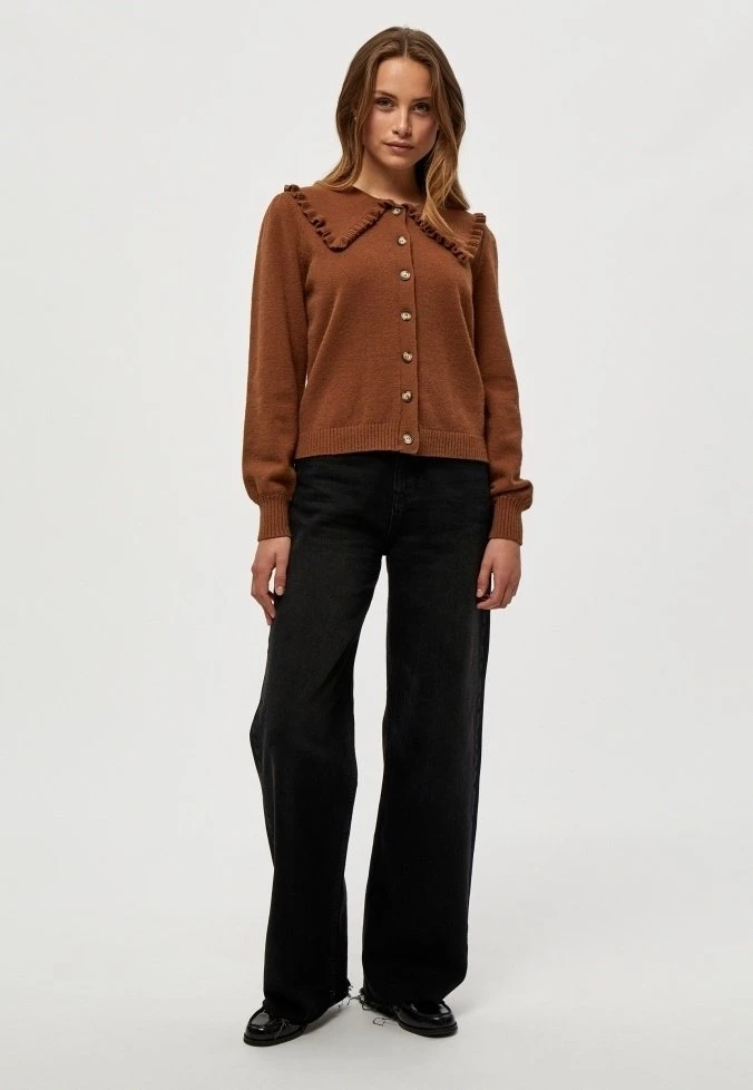 Minus Femme ELISA Gilet Rustic Brown Melange 4 Minus Femme ELISA Gilet Rustic Brown Melange – Image 2