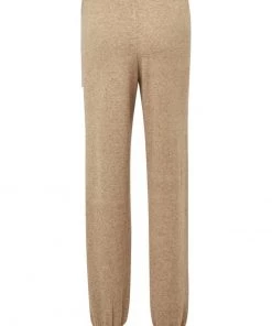 Minus LUPI Pantalon De Survêtement Light Leather Brown Melange Femme -SOLDES D'ÉTÉ - Minus Fashion 376d0efb5c334aac8140b1af8c400462