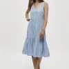 Minus JENNA Robe De Jour Powder Blue Femme -SOLDES D'ÉTÉ - Minus Fashion 37b5bd99f5df4dafa9f67a494173fc3f
