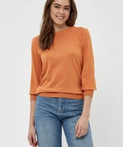 Minus MERSIN Pullover Sunbaked Melange Femme