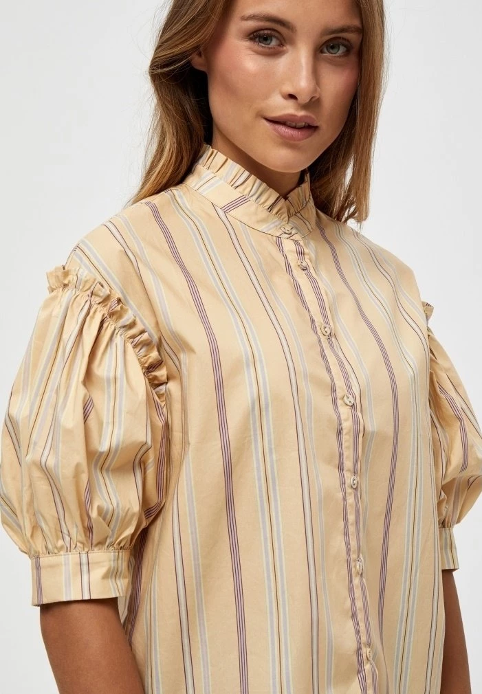Minus Femme Chemisier Yellow Straw Stripes 6 Minus Femme Chemisier Yellow Straw Stripes – Image 4