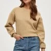 Minus Femme LUPI Pullover Brown