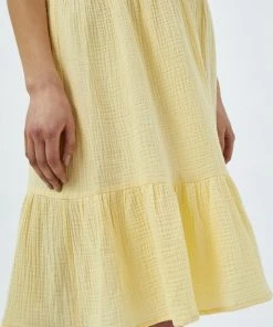 Minus MAVINA Robe De Jour Lemon Sorbet Femme -SOLDES D'ÉTÉ - Minus Fashion 3c8e8794f46d484786d903d6cd00b83f