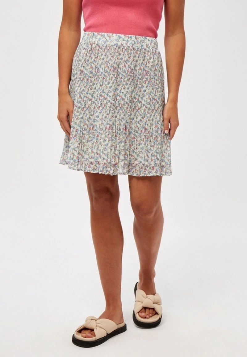 Minus RIKKA Jupe Plissée Frosted Mint Flower Print Femme 3 Minus RIKKA Jupe Plissée Frosted Mint Flower Print Femme