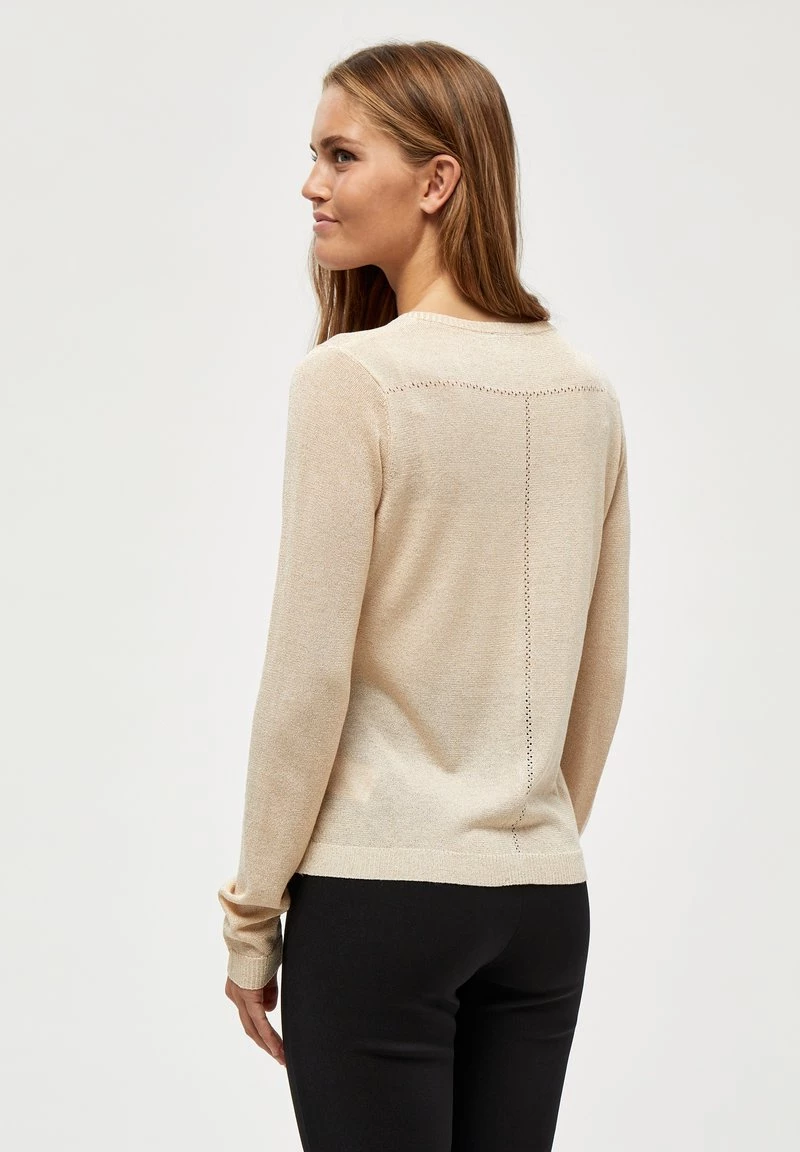 Minus Femme NEW LAURA Gilet Medal Gold Melange/lurex 5 Minus Femme NEW LAURA Gilet Medal Gold Melange/lurex – Image 3