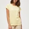 Minus Femme LETI T Shirt Basique Yellow Straw 2 Minus Femme LETI T Shirt Basique Yellow Straw -SOLDES D'ÉTÉ - Minus Fashion 3f81fcc88499450bbea7584a2c448591